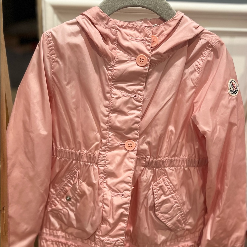 Moncler 
Gently Used Pink Raincoat/🧥